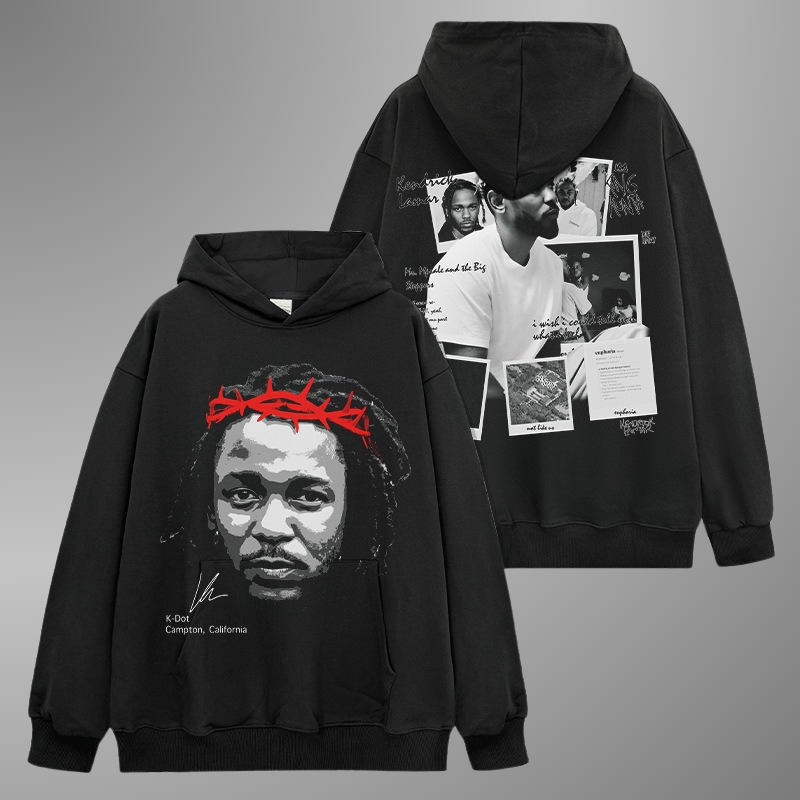CAMISETA CON CARA GRANDE DE KENDRICK LAMAR 