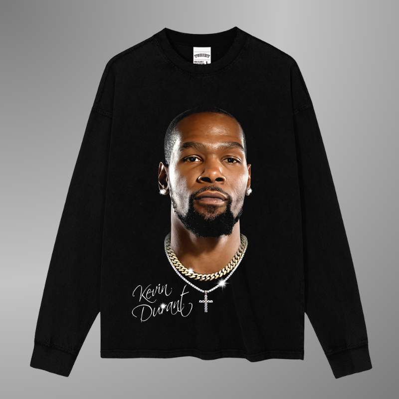 CAMISETA DE MUJER CON CARA GRANDE DE KEVIN DURANT V2
