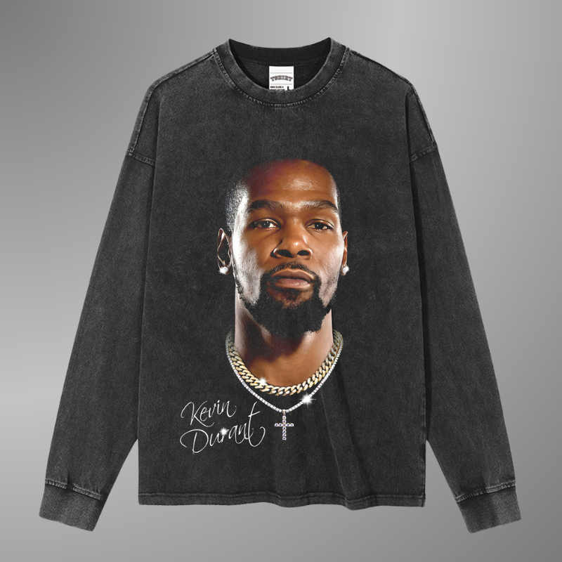 CAMISETA DE MUJER CON CARA GRANDE DE KEVIN DURANT V2