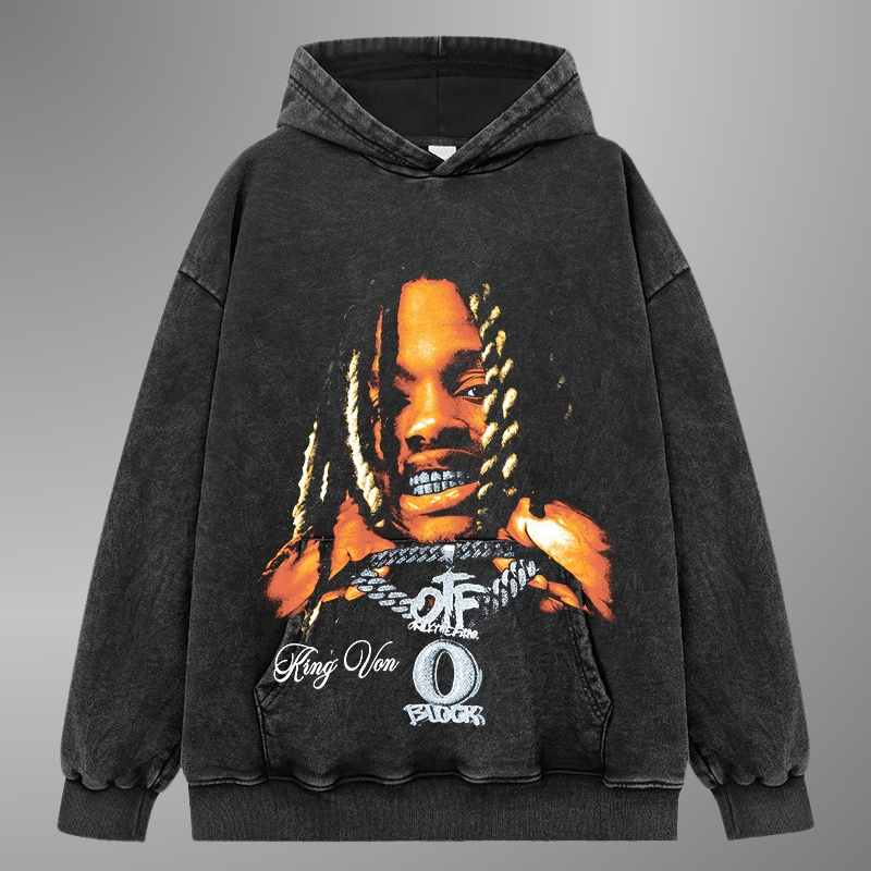 KING VON BIG FACE HOODIE V2