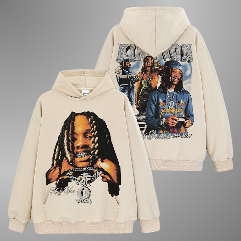 KING VON BIG FACE HOODIE V2
