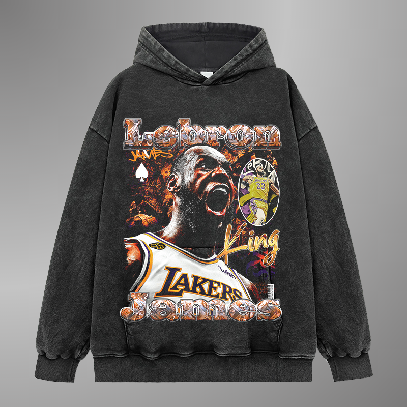 SUDADERA CON CAPUCHA KING JAMES V2