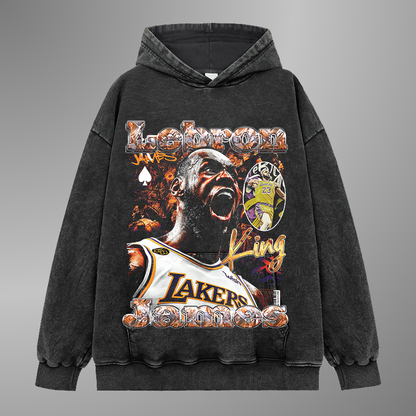 SUDADERA CON CAPUCHA KING JAMES V2