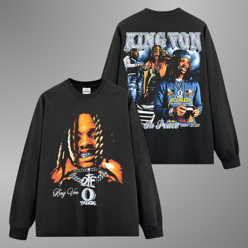 KING VON BIG FACE TEE[LS] V2