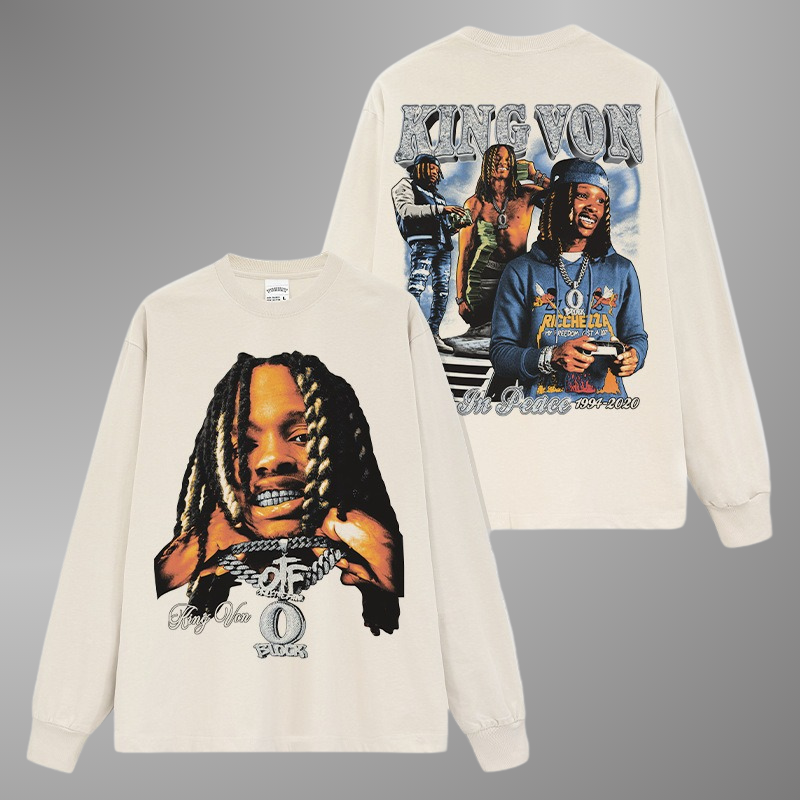 KING VON BIG FACE TEE[LS] V2