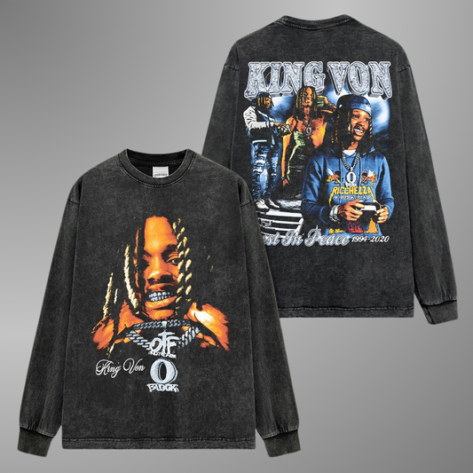 KING VON BIG FACE TEE[LS] V2