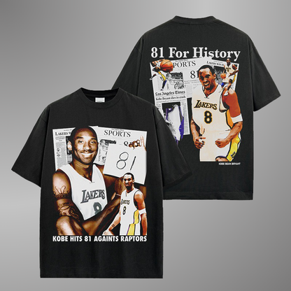 T-SHIRT KOBE 81 PTS 