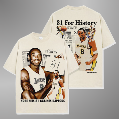 T-SHIRT KOBE 81 PTS 