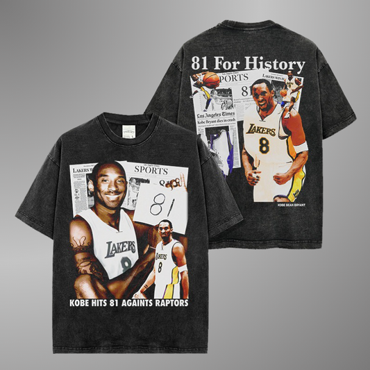 T-SHIRT KOBE 81 PTS 