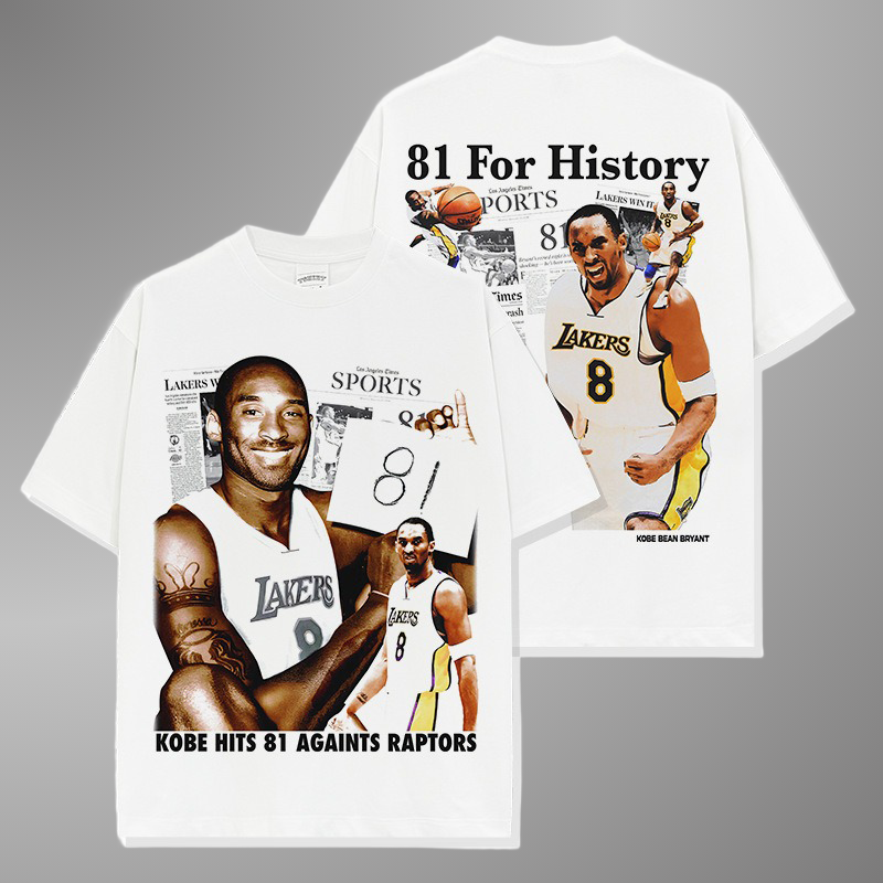 T-SHIRT KOBE 81 PTS 