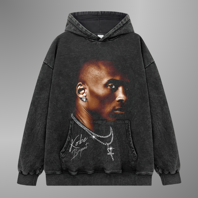 SUDADERA CON CAPUCHA DE CARA GRANDE DE KOBE BRYANT V2 