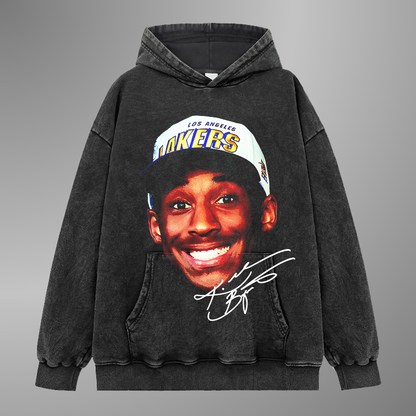 SUDADERA CON CAPUCHA DE CARA GRANDE DE KOBE BRYANT