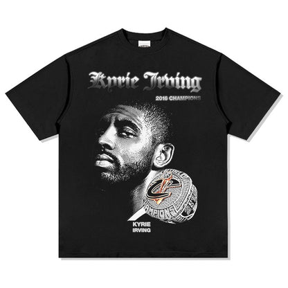 T-SHIRT KYRIE IRVING À GRANDE ÉPAULE 