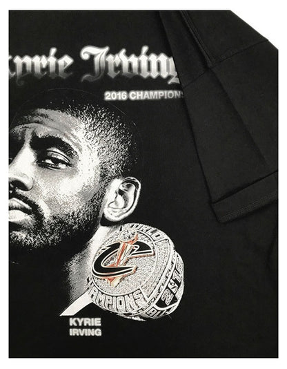 T-SHIRT KYRIE IRVING À GRANDE ÉPAULE 