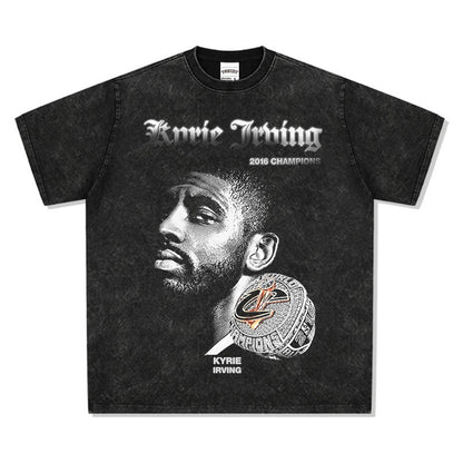 T-SHIRT KYRIE IRVING À GRANDE ÉPAULE 