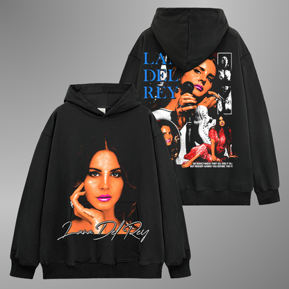 LANA DEL REY BIG FACE HOODIE
