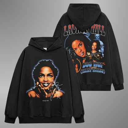 Sweat à capuche Big Face de Lauryn Hill
