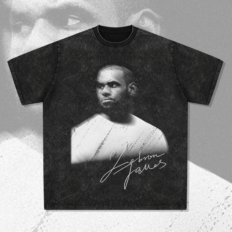 CAMISETA CON CARA GRANDE DE LEBRON 