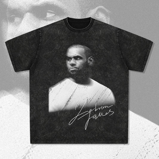 CAMISETA CON CARA GRANDE DE LEBRON 
