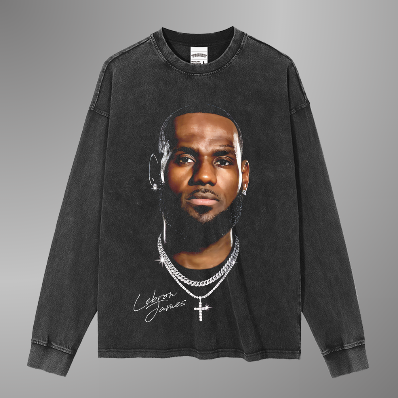 LEBRON JAMES BIG FACE TEE[LS] V2
