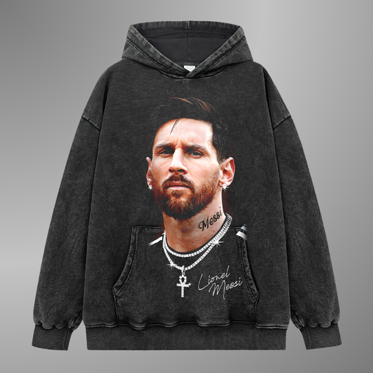 LIONEL MESSI BIG FACE HOODIE