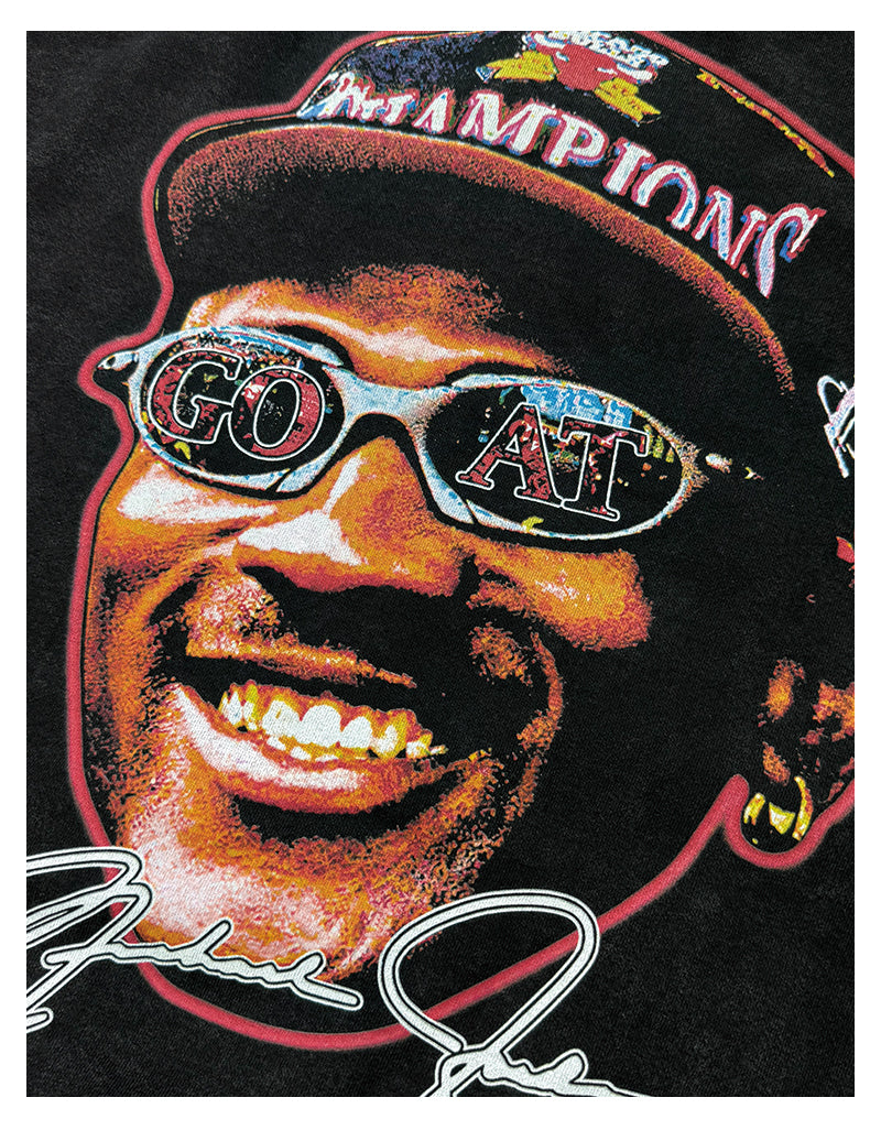 CAMISETA DE MUJER CON CARA GRANDE DE MICHAEL JORDAN V2