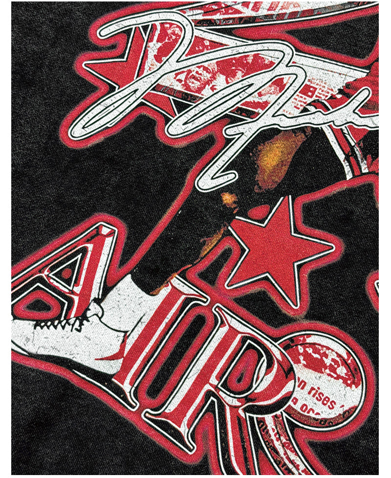 CAMISETA DE MUJER CON CARA GRANDE DE MICHAEL JORDAN V2