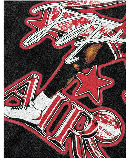 CAMISETA DE MUJER CON CARA GRANDE DE MICHAEL JORDAN V2