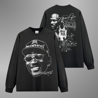 T-SHIRT MICHAEL JORDAN BIG FACE [LS]