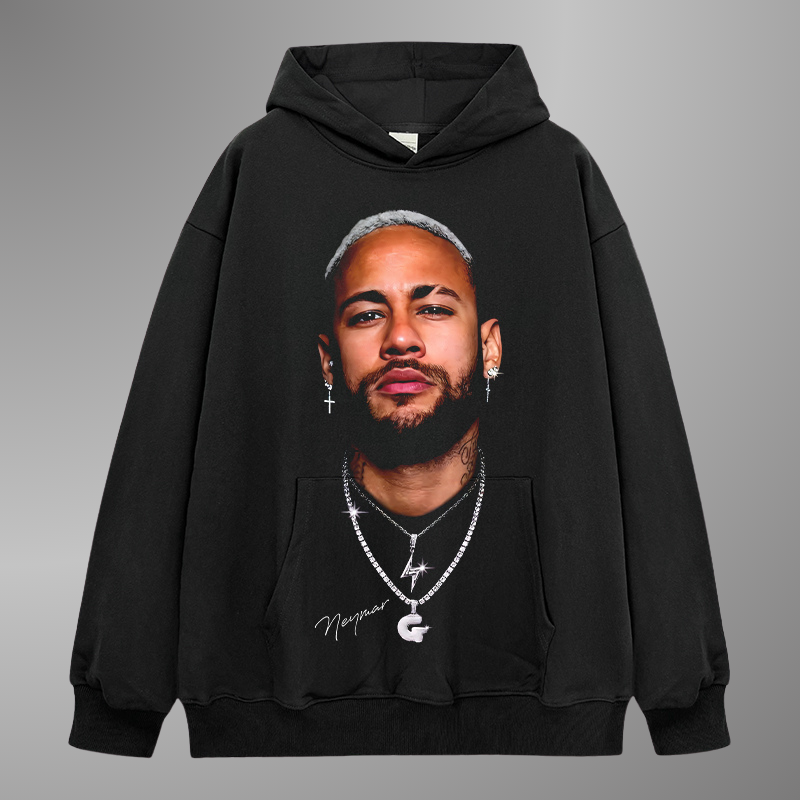 SUDADERA CON CAPUCHA NEYMAR BIG FACE V2 
