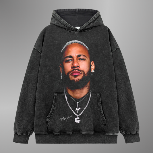 SUDADERA CON CAPUCHA NEYMAR BIG FACE V2 