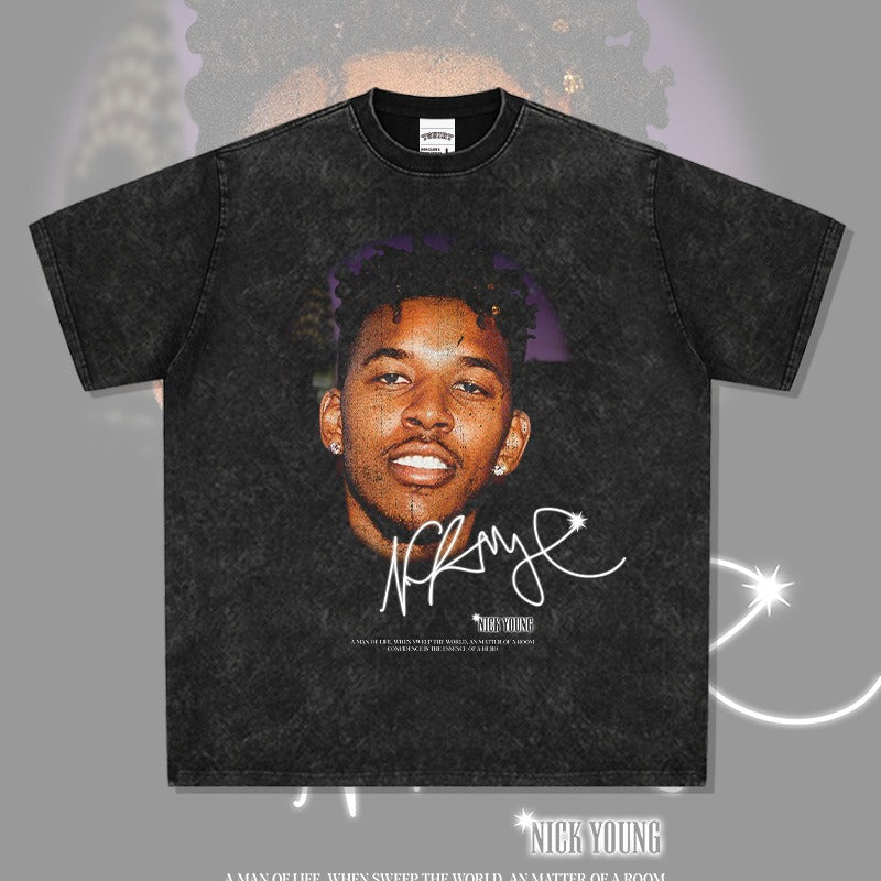 T-SHIRT À GRAND VISAGE DE NICK YOUNG 