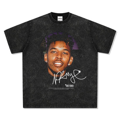 T-SHIRT À GRAND VISAGE DE NICK YOUNG 