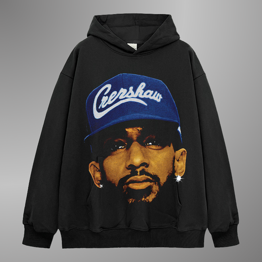 SUDADERA CON CAPUCHA Y CARA GRANDE DE NIPSEY HUSSLE 