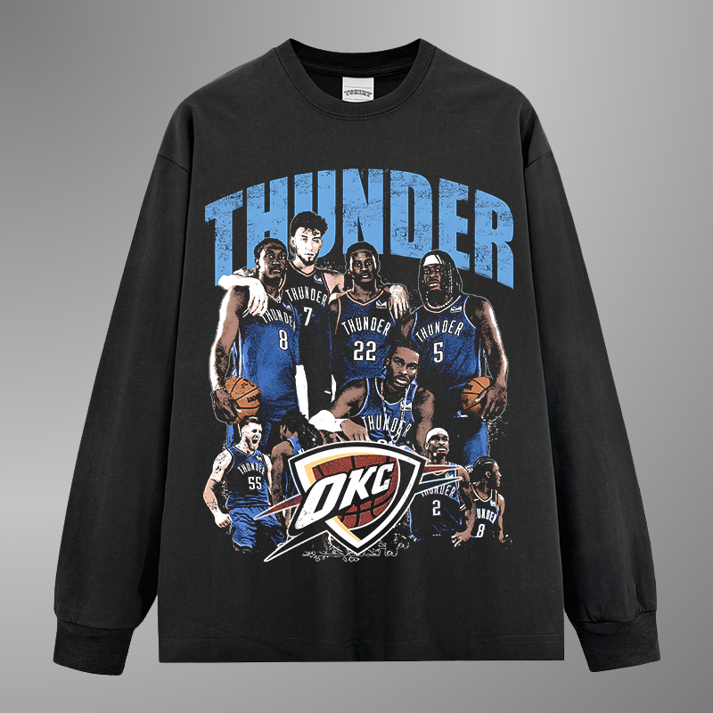 OKC THUNDER TEE[LS]