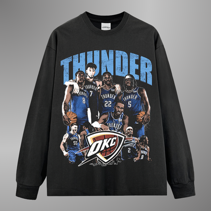 OKC THUNDER TEE[LS]