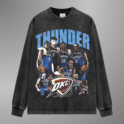 OKC THUNDER TEE[LS]