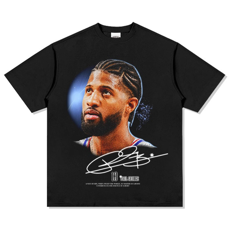 T-SHIRT À GRAND VISAGE DE PAUL GEORGE 