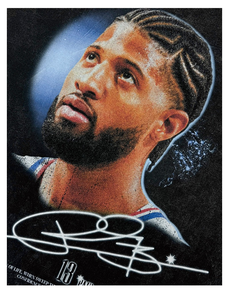 T-SHIRT À GRAND VISAGE DE PAUL GEORGE 