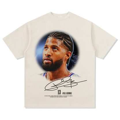 T-SHIRT À GRAND VISAGE DE PAUL GEORGE 
