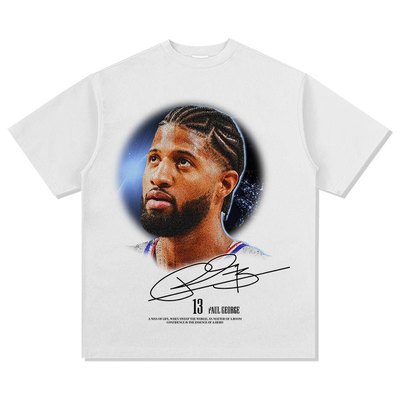 T-SHIRT À GRAND VISAGE DE PAUL GEORGE 