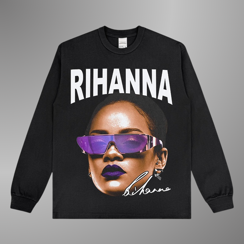 RIHANNA BIG FACE TEE[LS] V2