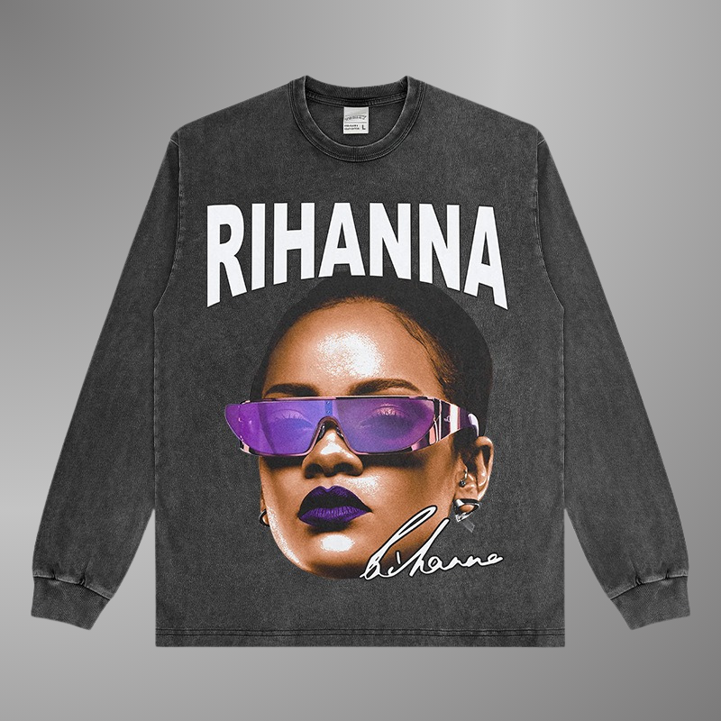 RIHANNA BIG FACE TEE[LS] V2