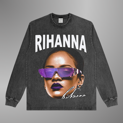 RIHANNA BIG FACE TEE[LS] V2