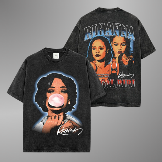 RIHANNA BIG FACE TEE