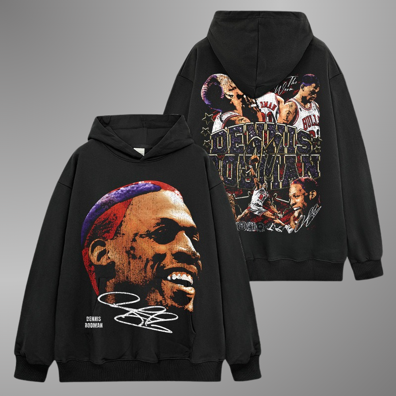 RODMAN BIG FACE VINTAGE HOODIE