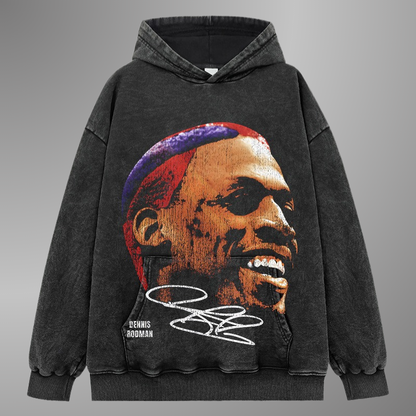 RODMAN BIG FACE VINTAGE HOODIE