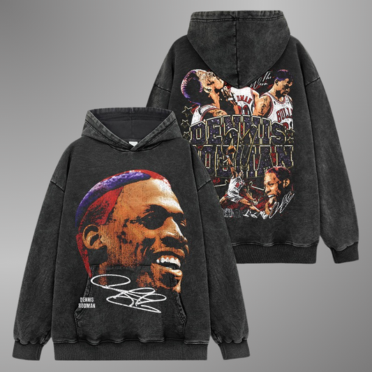 RODMAN BIG FACE VINTAGE HOODIE