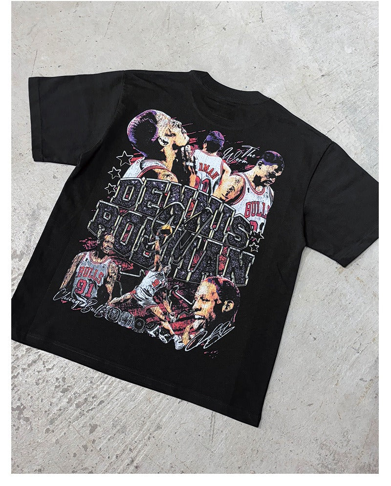 RODMAN BIG FACE VINTAGE TEE