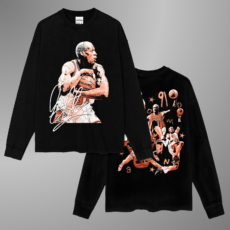 CAMISETA VINTAGE RODMAN [MANGA LARGA] 